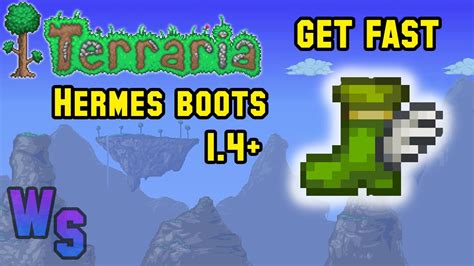 Terraria Hermes boots not spawning